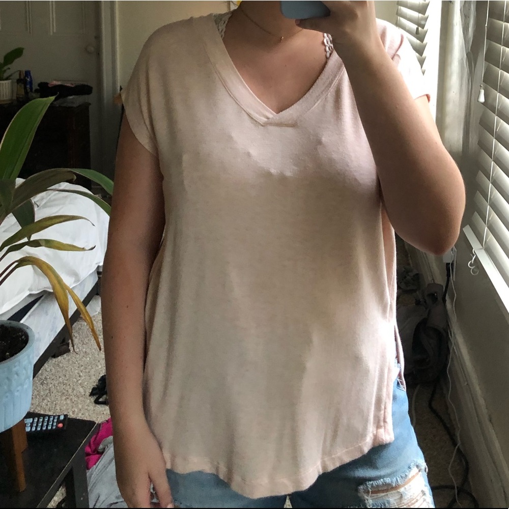 Pink V-Neck